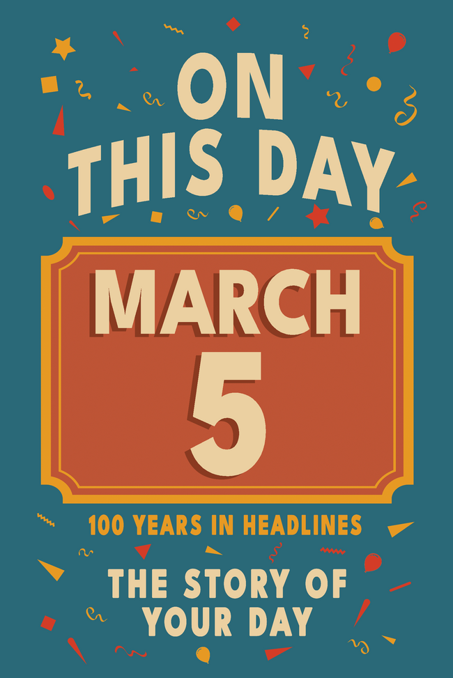 Happy Birthday! March 5 – book cover