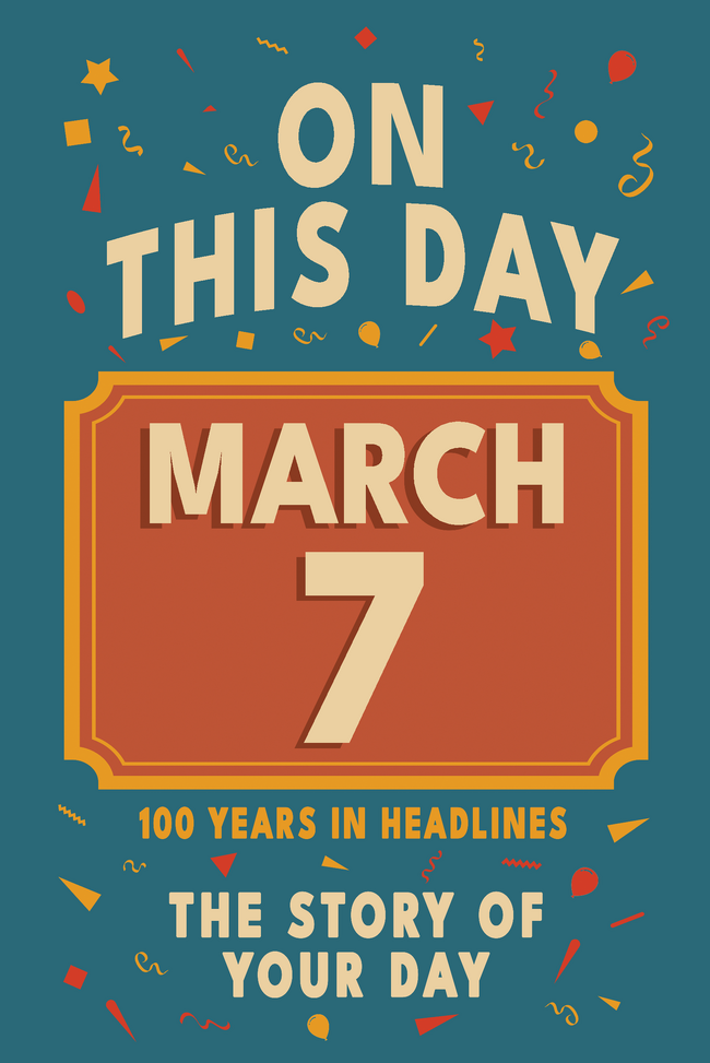Happy Birthday! March 7 – book cover