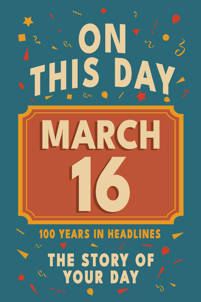 Happy Birthday! March 16 – book cover