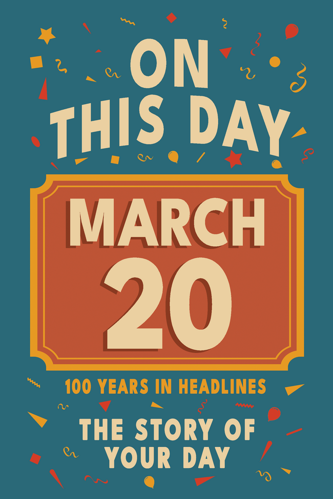 Happy Birthday! March 20 – book cover