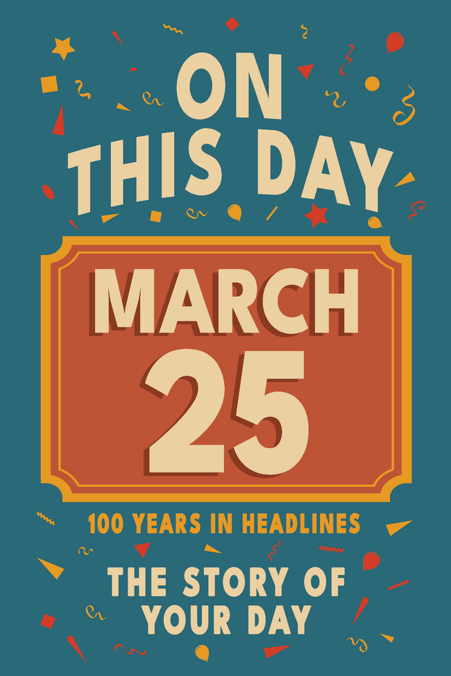 Happy Birthday! March 25 – book cover