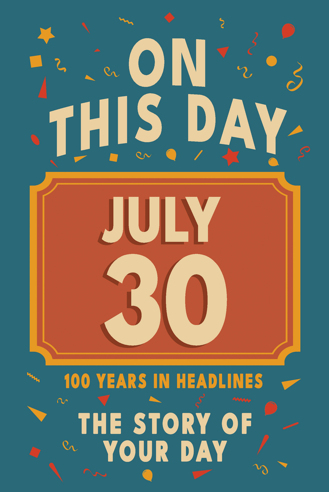 Happy Birthday! July 30 – book cover