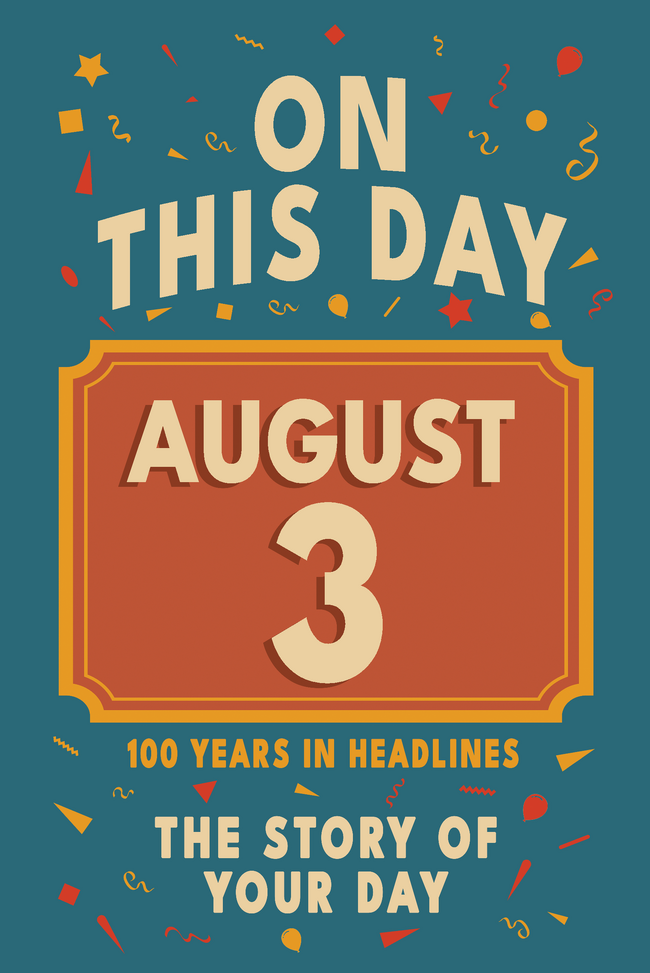 Happy Birthday! August 3 – book cover