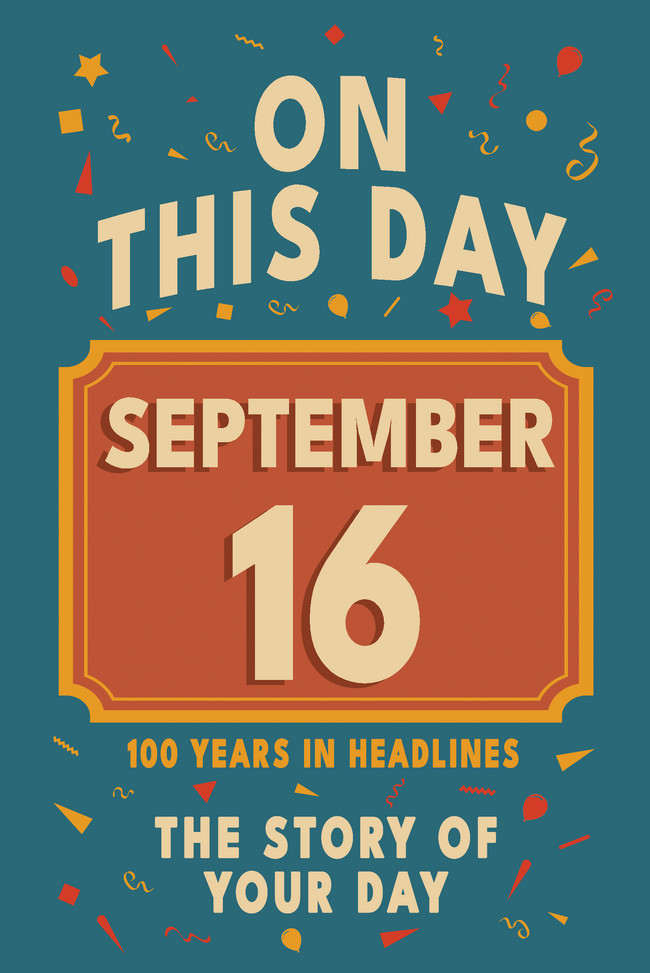 Happy Birthday! September 16 – book cover