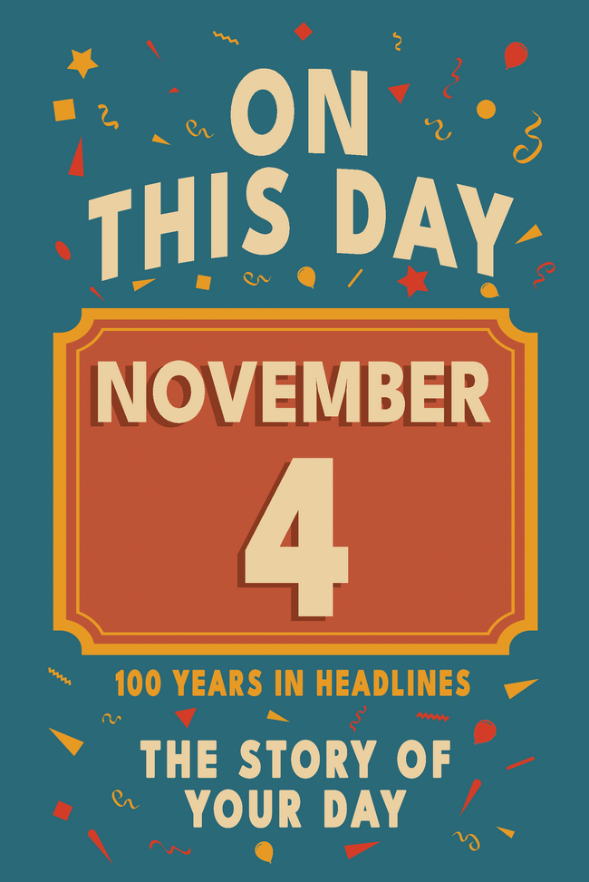 Happy Birthday! November 4 – book cover